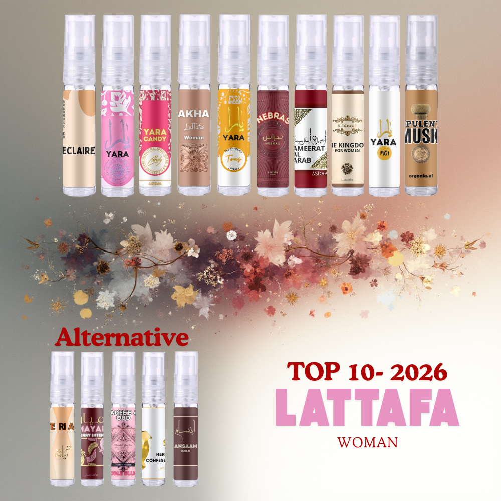 Lattafa Sampleset Top 10 Dames 2026