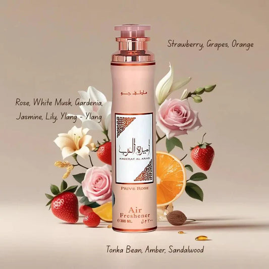 Luchtverfrisser Ameerat Al Arab Prive Rose 300 ml
