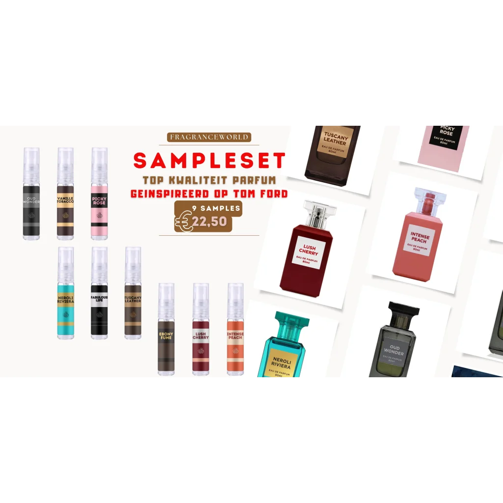Fragrance World Inspired On Tom Ford Set - Sampleset
