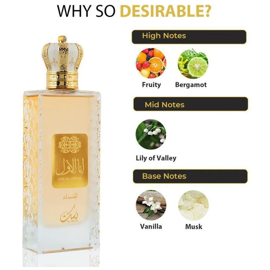 Nusuk Parfum - Ana al Awal Dames | arabmusk.eu