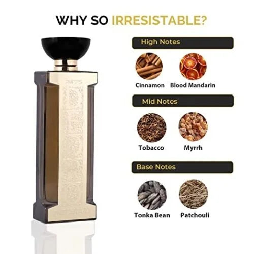 Gouden zwarte Riffs Parfum Patchouli Arabische Parfum fles