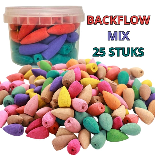 Backflow Wierookkegels - Mix