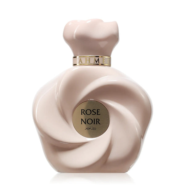 Ahmed Al Maghribi Rose Noir EDP 75 ml - flacon en verpakking