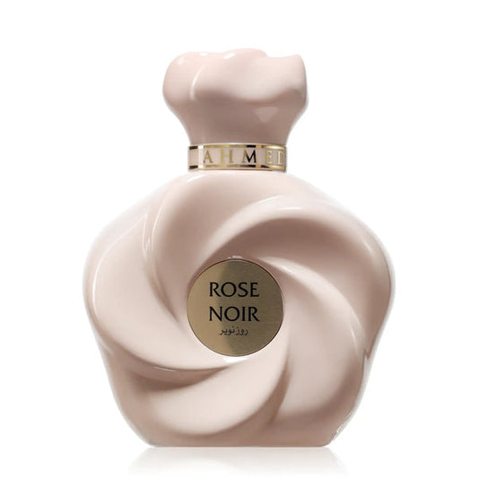 Ahmed Al Maghribi Rose Noir EDP 75 ml - flacon en verpakking