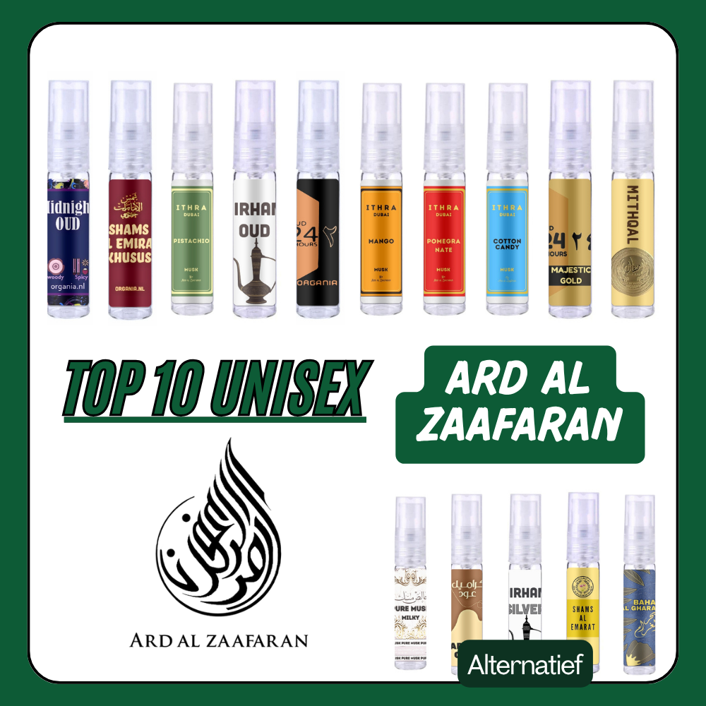Ard al Zaafaran Top 10 Unisex Sample Set 2026