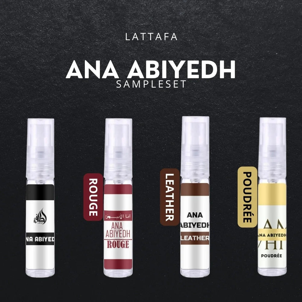 Ana Abiyedh Sampleset (4 Samples a 2ml) In Cadeaudoosje