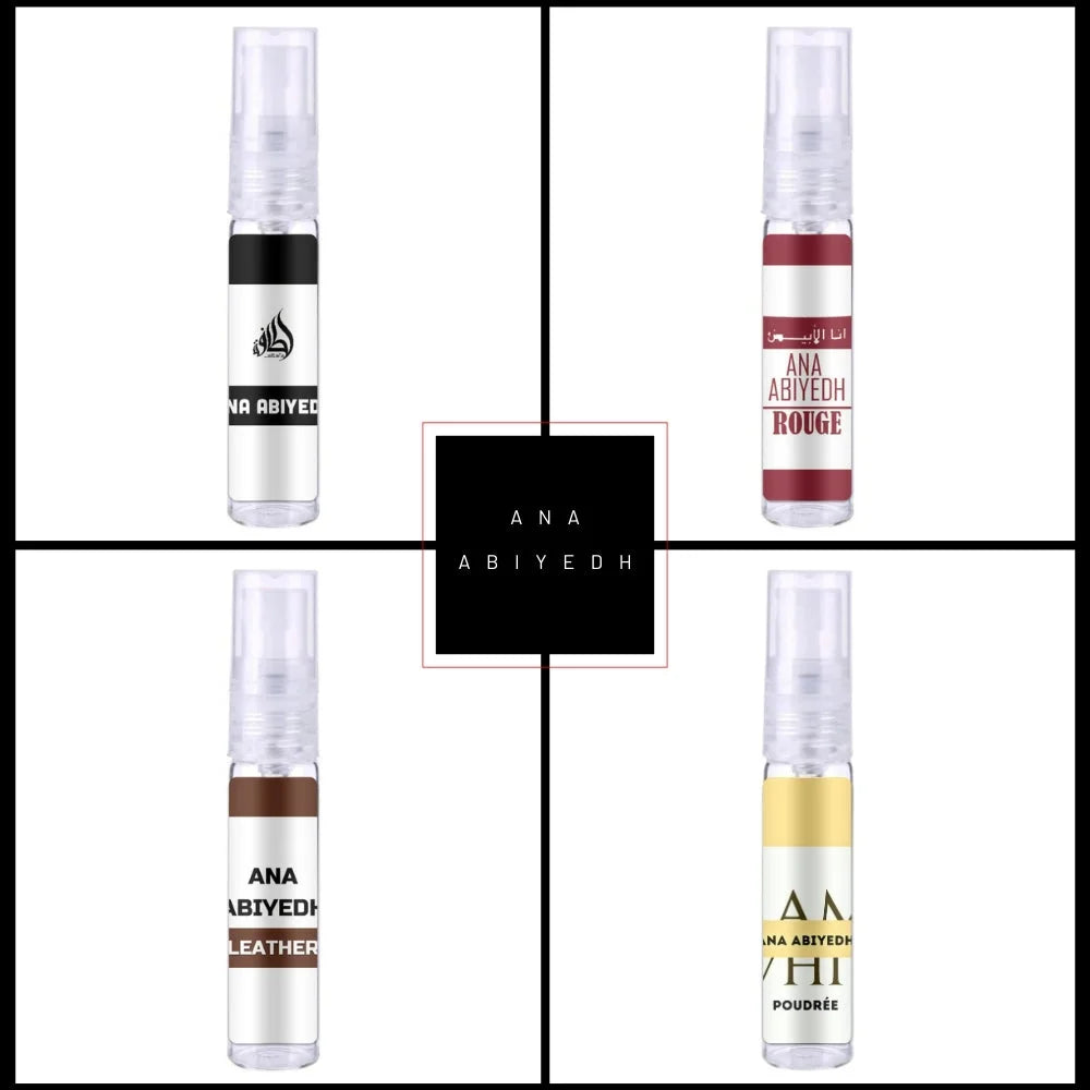 Ana Abiyedh Sampleset (4 Samples a 2ml) In Cadeaudoosje