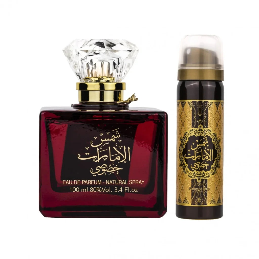 Ard al Zaafaran Parfum Shams Emarat Khususi + Deo - arabmusk.eu