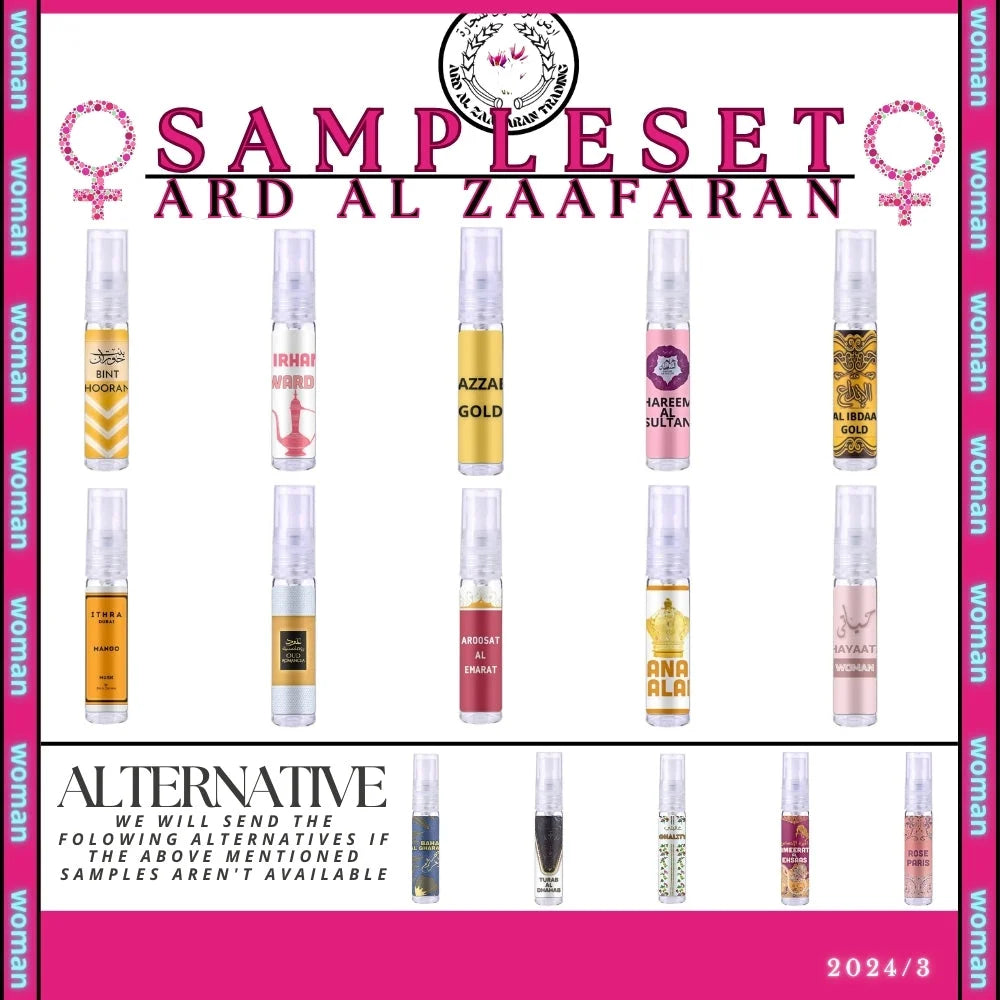 Ard al Zaafaran Top 10 Dames Sample Set 2024 Q3 - Sampleset