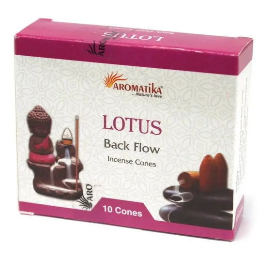 Aromatica Backflow Incense Cones Lotus Backflow Incense Cones - arabmusk.eu