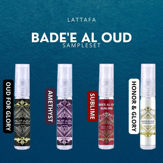 Bade’e Al Oud Sampleset (4 Samples a 2ml) In Cadeaudoosje