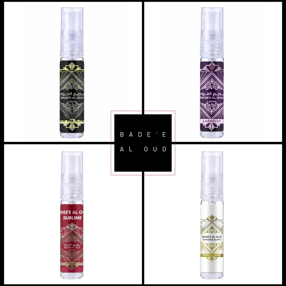 Bade’e Al Oud Sampleset (4 Samples a 2ml) In Cadeaudoosje