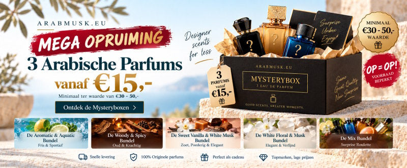 Arabische Parfum Opruimingsbox (3 stuks) – Parfumset