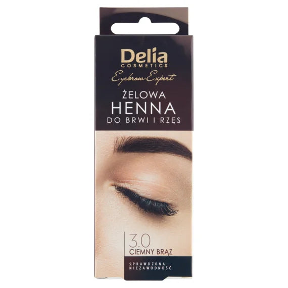 Delia Eyebrow Tint Gel 3.0 Dark Brown - Verzorging