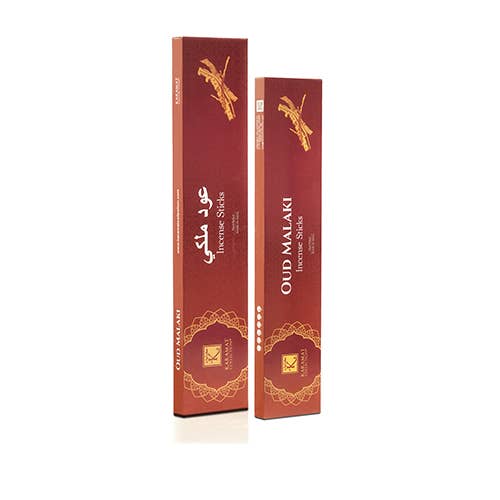 Premium Incense Sticks - Karamat Collection: OUDH MALAKI / 15 PIECES MEDIUM SIZE