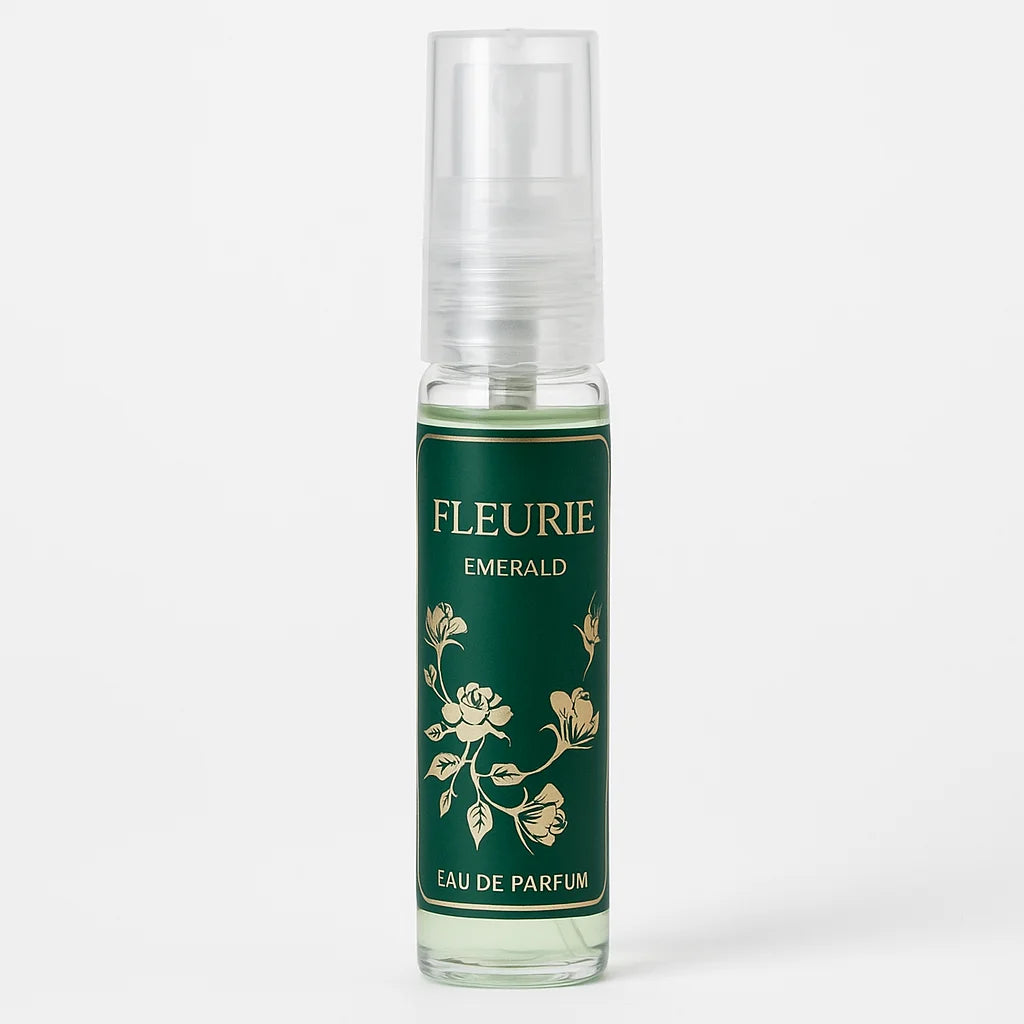 Groene bloemige arabische parfumolie Fleurie Emerald Riiffs fles