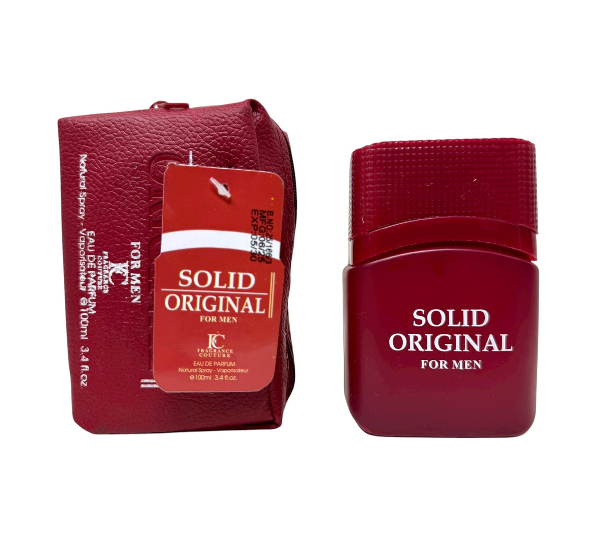 Fragrance Couture Solid Original For Men Eau de Parfum 100 ml