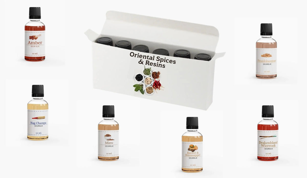 Geurolie set Oriëntal Spices & Resins