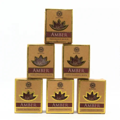 Amber geurblokje, parfum blok set, geurrijke ambre geurblokje voor in huis