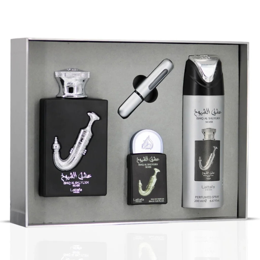 Ishq Al Shuyukh Silver Giftset