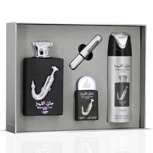 Ishq Al Shuyukh Silver Giftset