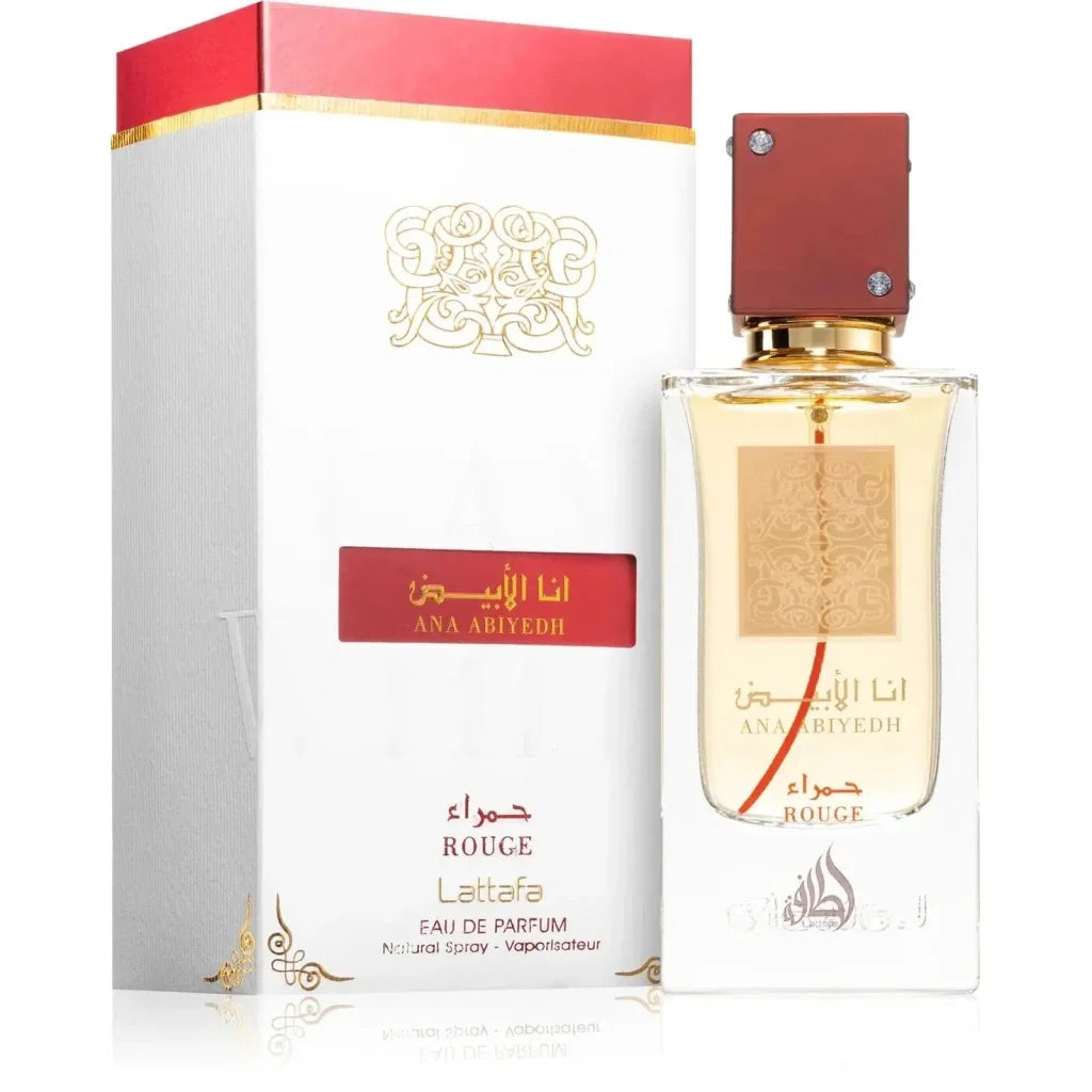 Lattafa Parfum Ana Abiyedh Rouge - arabmusk.eu
