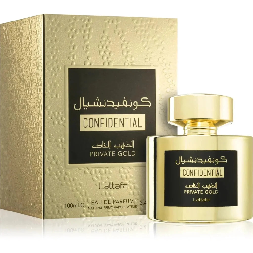 Lattafa Parfum Confidential Private Gold - arabmusk.eu