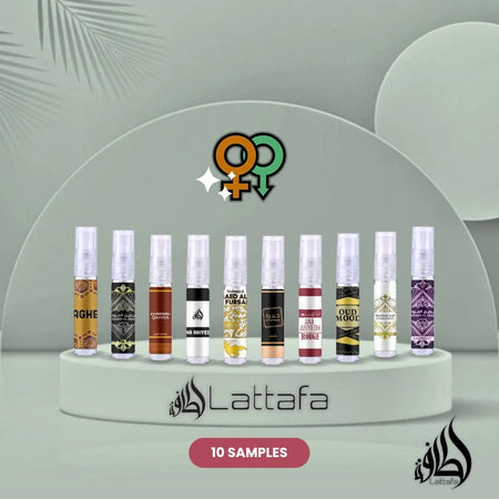 Lattafa Top 10 Unisex Sample Set 2024 Q3