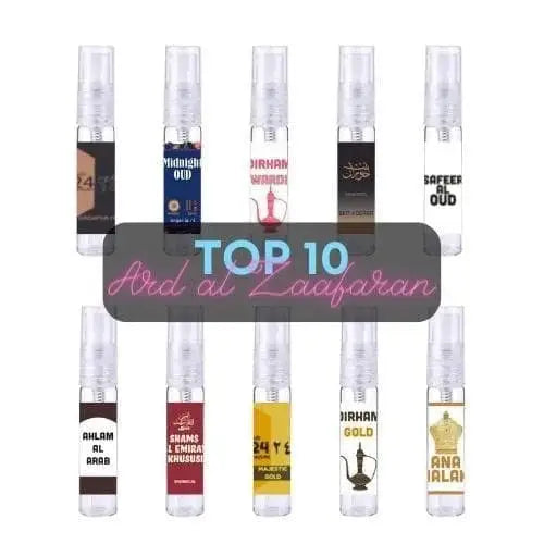Parfumsamples top 10 ard al zaafaran arabmusk.eu