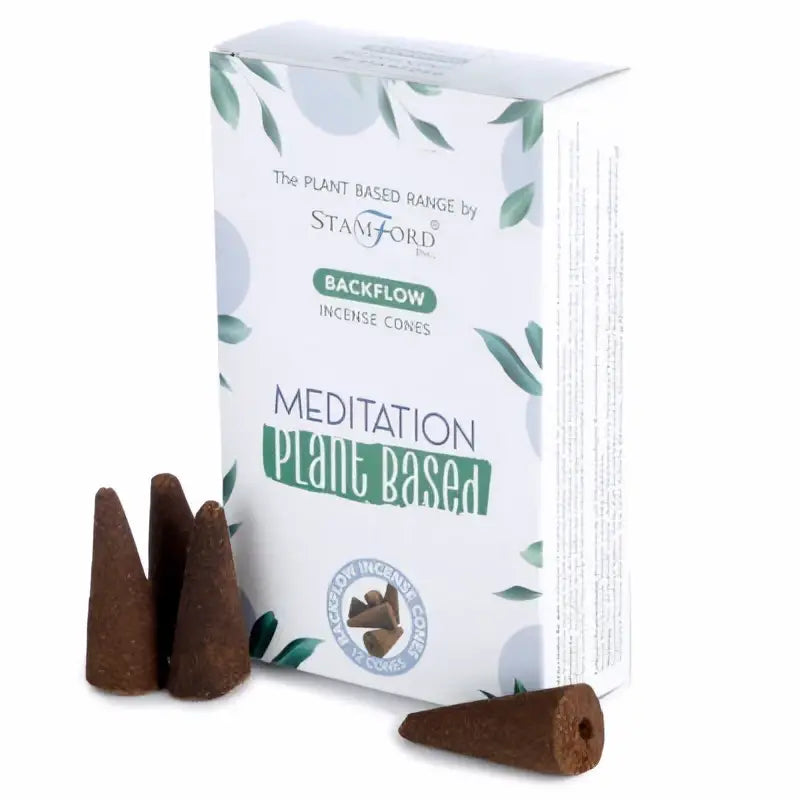 Plant Based Backflow Incense Cones Meditation Backflow Incense Cones - arabmusk.eu