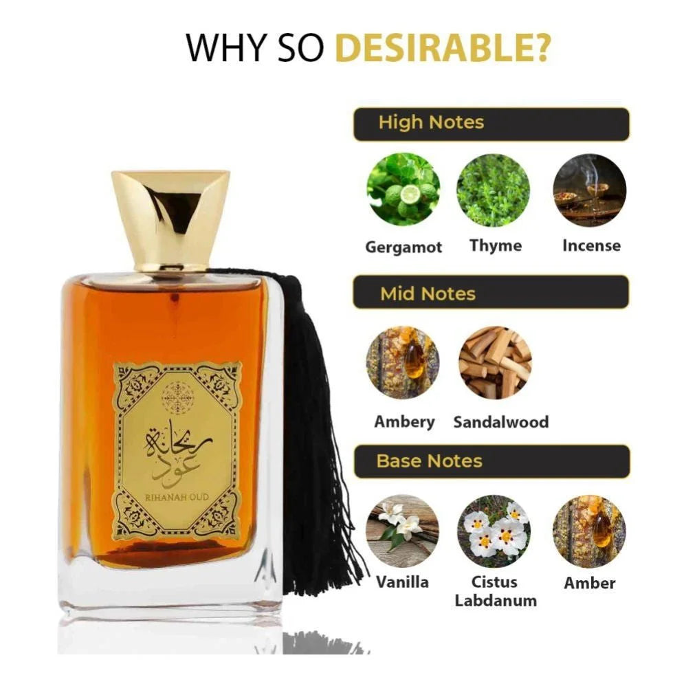 Rihanah  Parfum - Rihanah Oud | arabmusk.eu