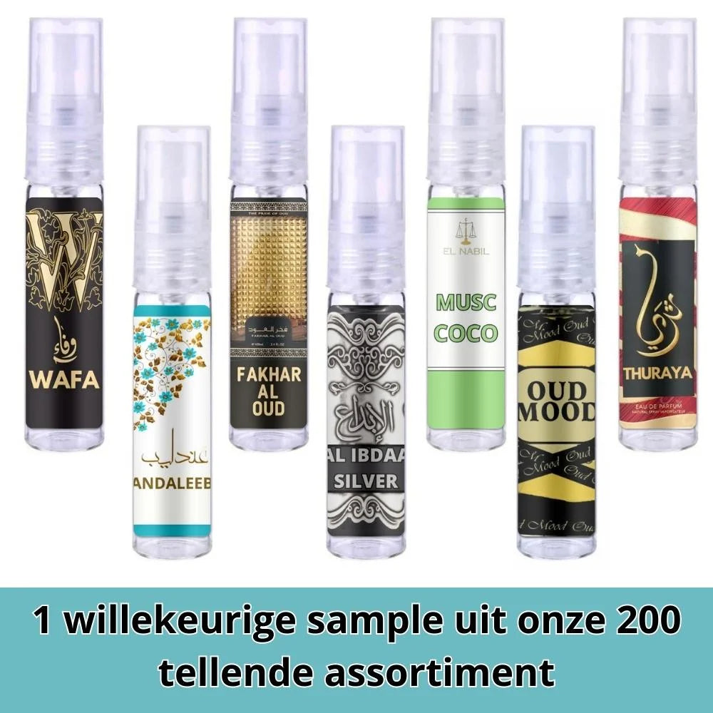 Willkeurige Parfumsample | arabmusk.eu