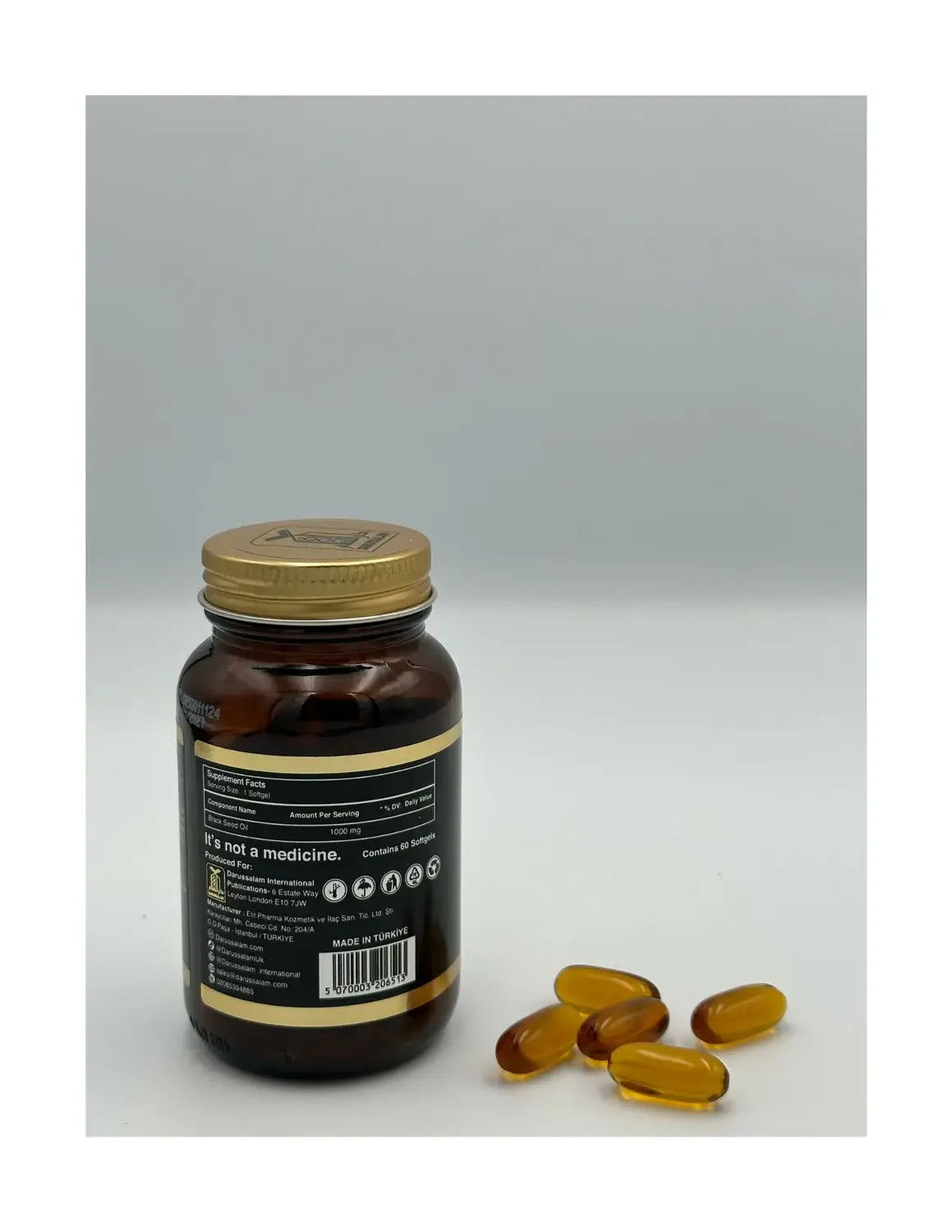 Zwarte komijnzaadolie Capsules – Softgels